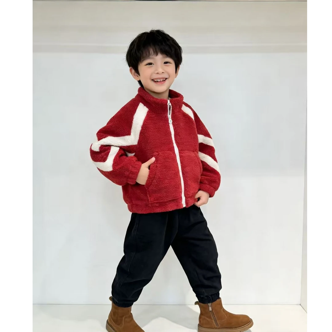 B3-434玛儿童秋冬百搭毛毛外套(13110666)