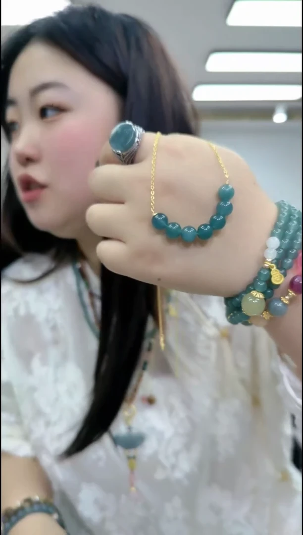 【闪购商品】翡翠颈饰未镶嵌1619微笑链