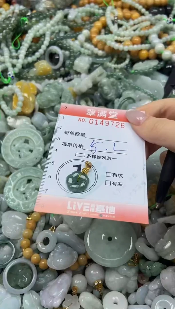 翡翠未镶嵌颈饰闪购0149726