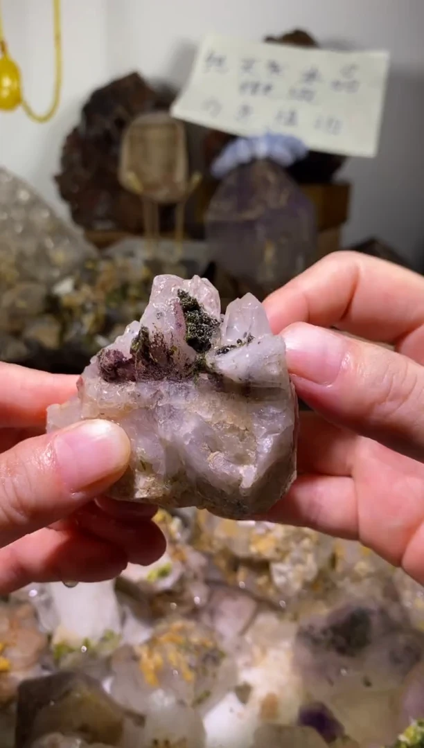 未镶嵌珠宝半成品水晶11号123g四川超七花园水晶