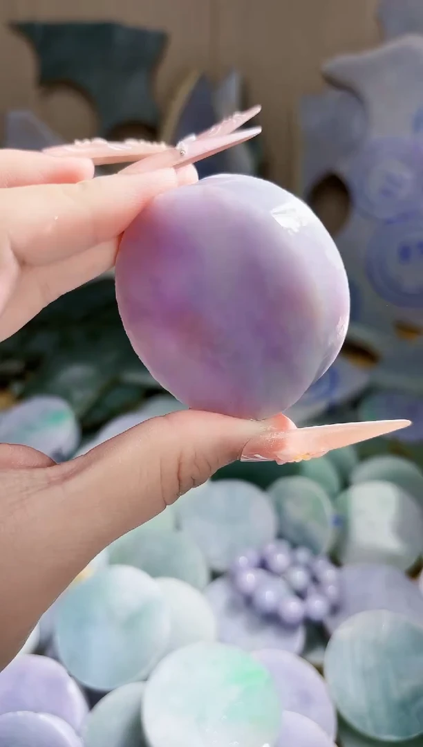 翡翠未镶嵌颈饰翡翠A货 江谭479