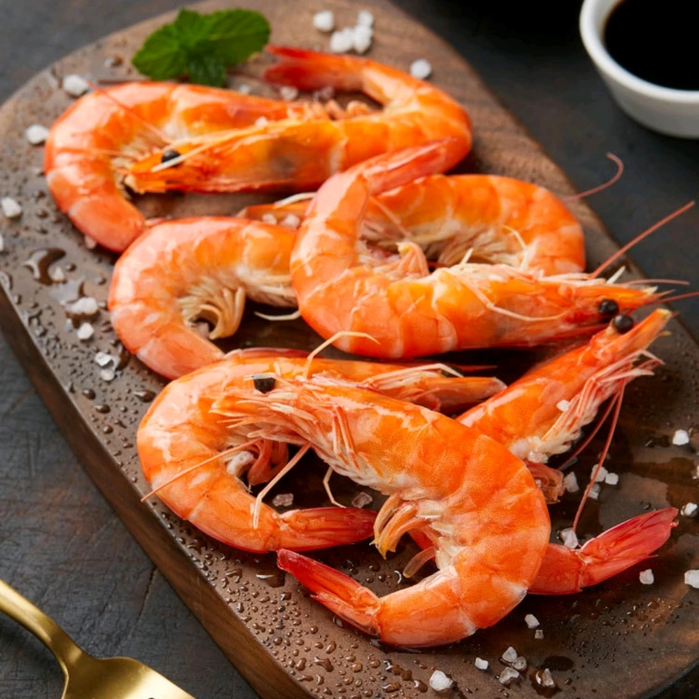 【顺丰发货】③新鲜熟冻盐田虾 美味香甜营养丰富解冻即食 500g/盒*4