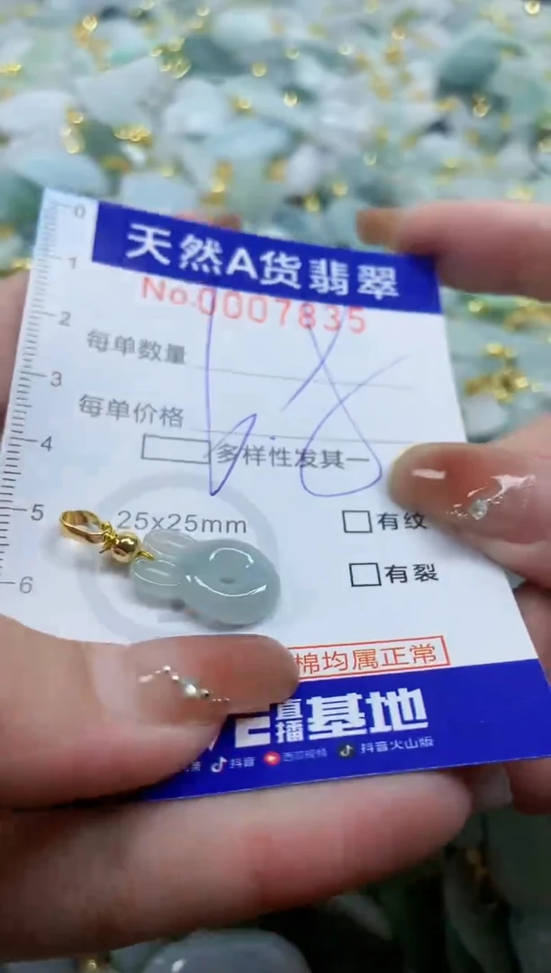 颈饰未镶嵌翡翠天然A货翡翠