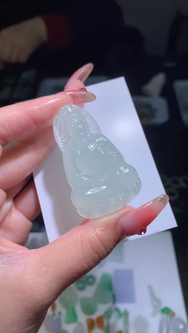 【闪购商品】定制翡翠未镶嵌观音