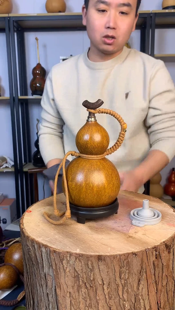 天然大漆酒葫芦 可装热水