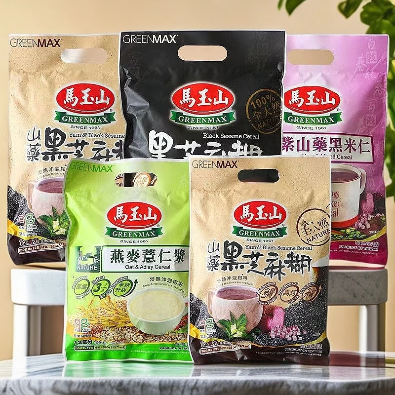 台湾马玉山黑芝麻糊紫米山药黑米仁山药五谷粥多口味无故杂粮冲泡