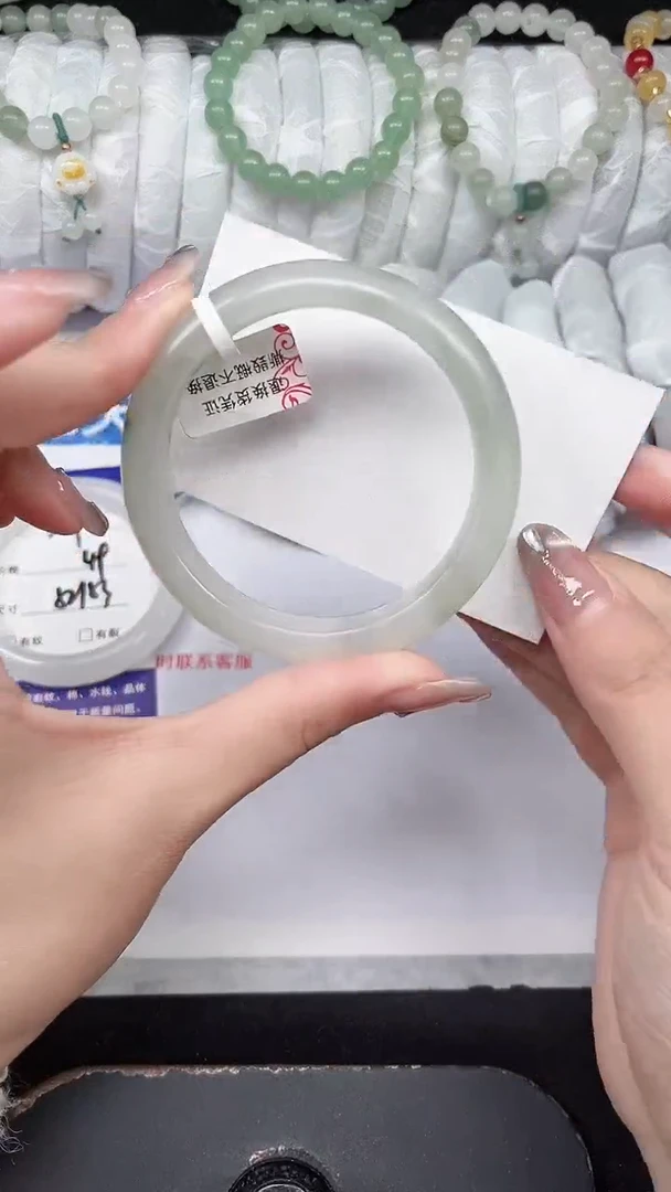 未镶嵌手镯石英质玉365-55/56