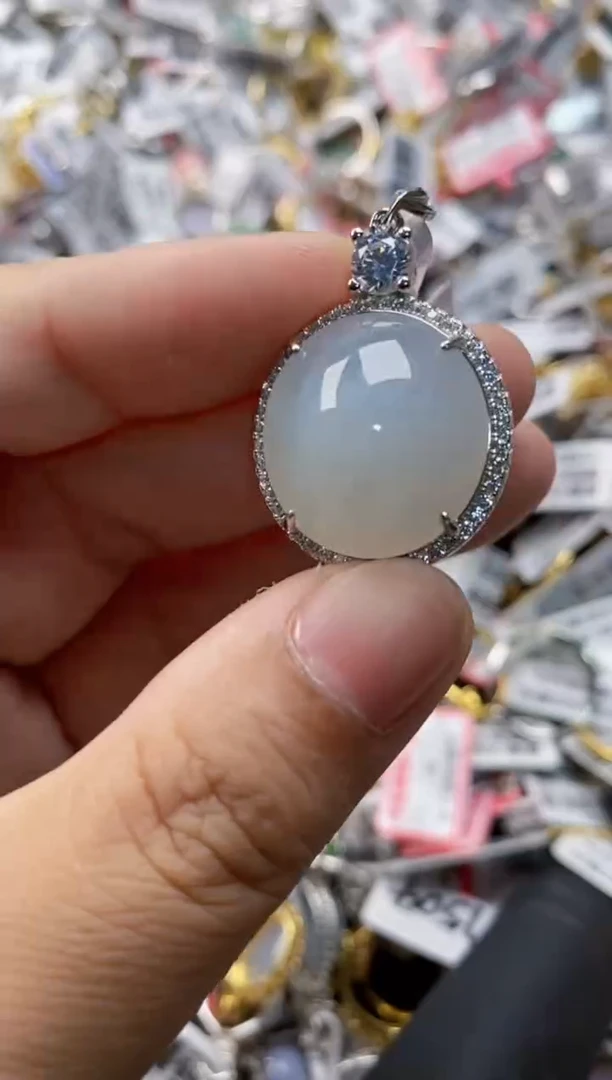 翡翠戒指银S925镶嵌1212     5