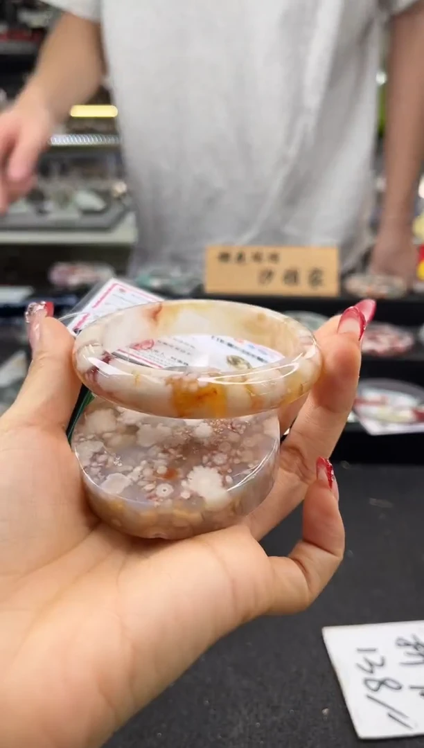 未镶嵌手镯石英质玉60圈口（赠品镯心）12534