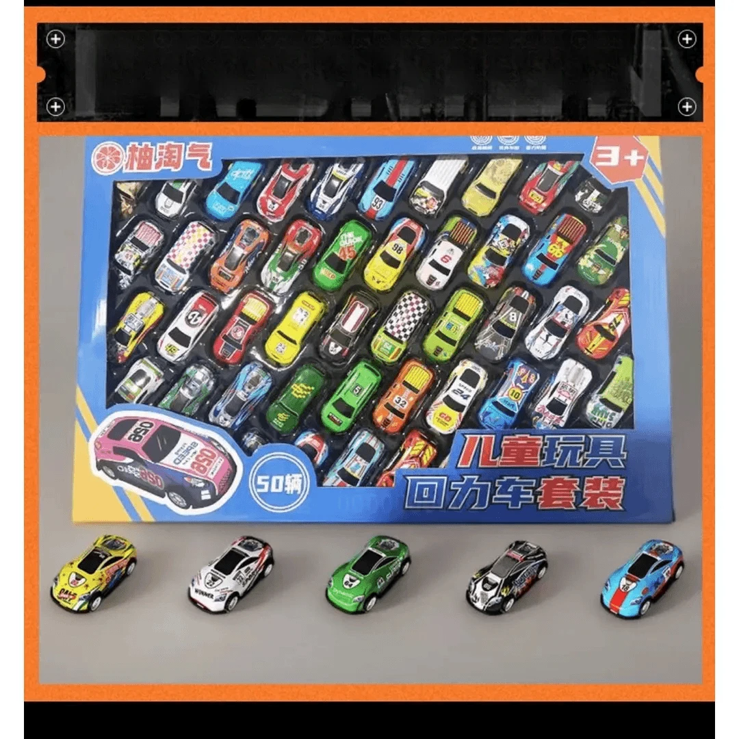 线上专供礼盒款精美合金小汽车合金回力车礼盒中秋礼盒