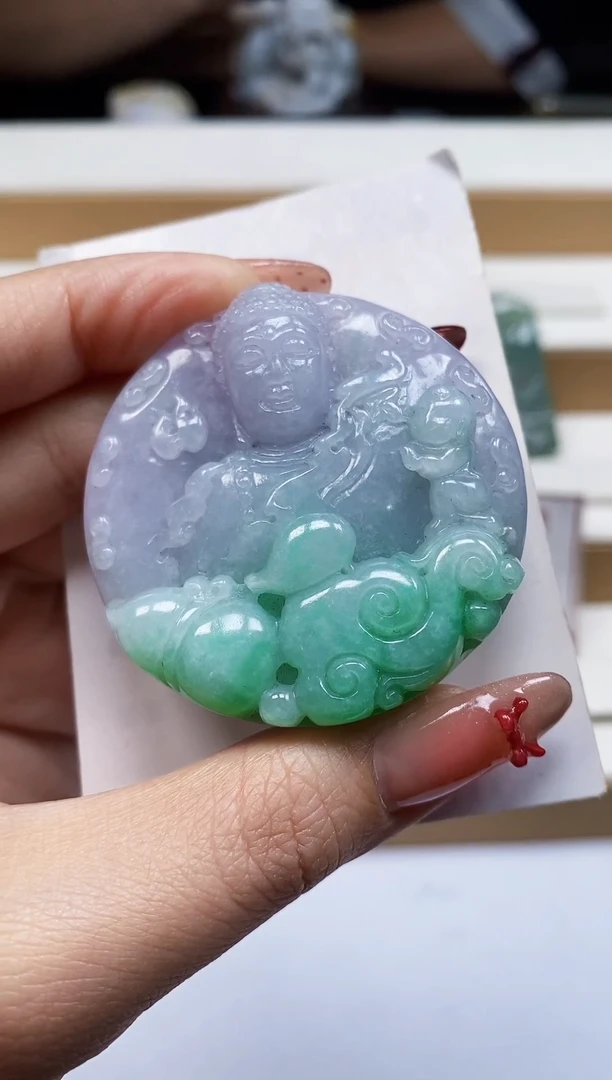 颈饰未镶嵌翡翠翡翠A货