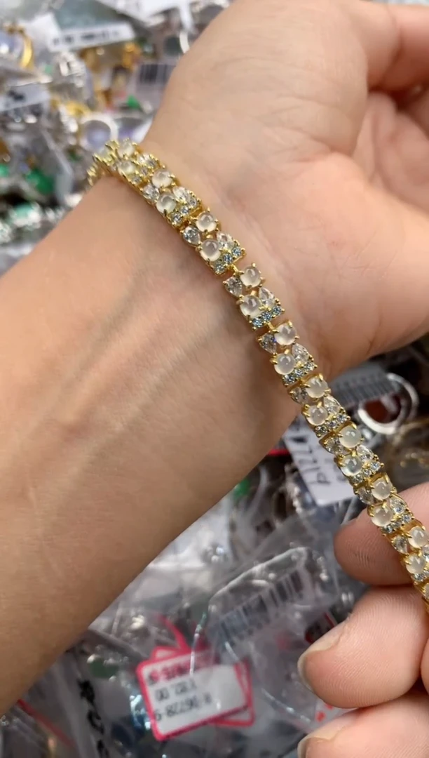 银S925镶嵌戒指翡翠333----5