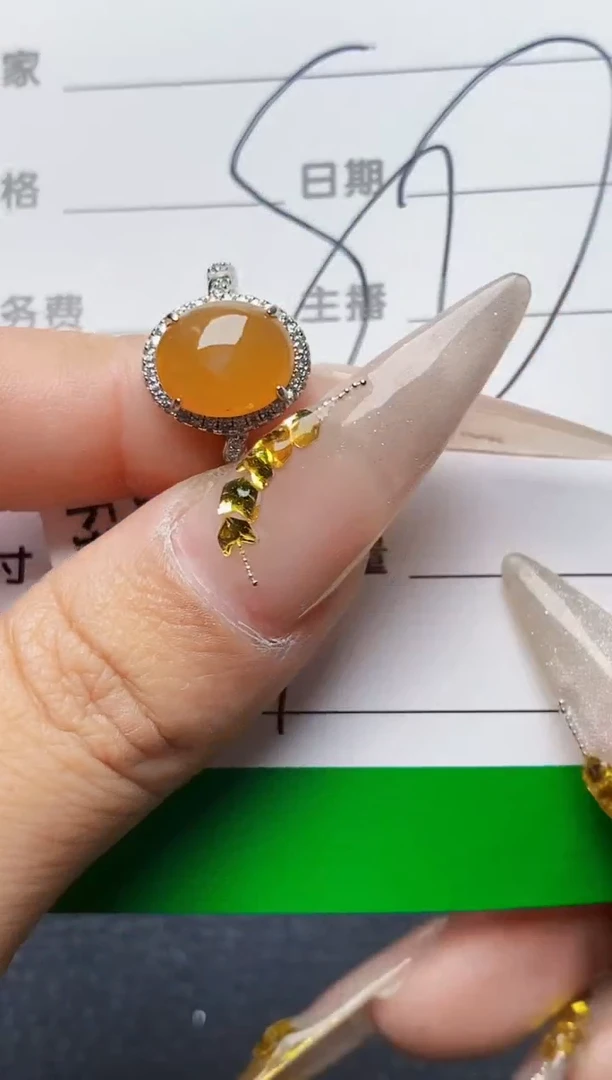 银S925镶嵌戒指翡翠2867