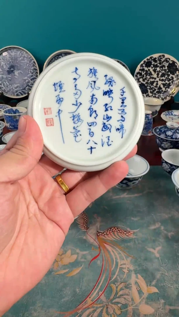 不二说瓷纯手绘杯