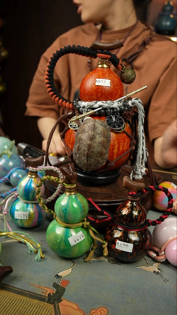 512号500ml左右非遗大漆酒葫芦