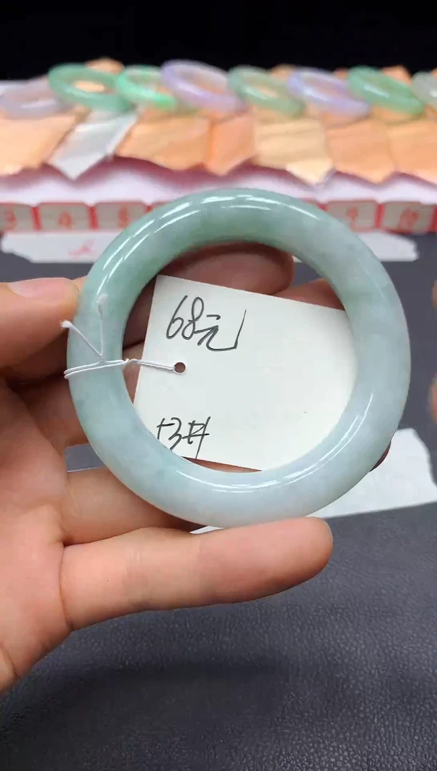 定制翡翠A货手镯未镶嵌毛货手镯需精细抛光