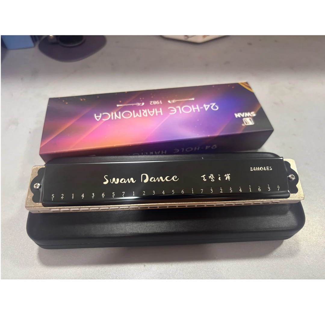 复音口琴天鹅之舞24孔