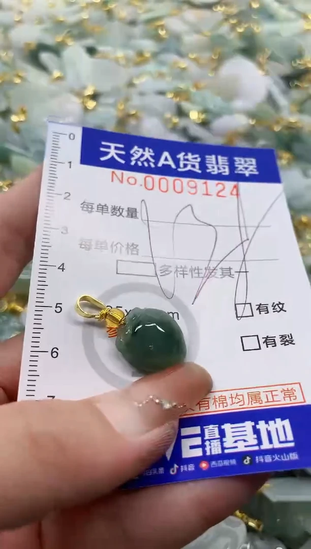 颈饰未镶嵌翡翠天然A货翡翠