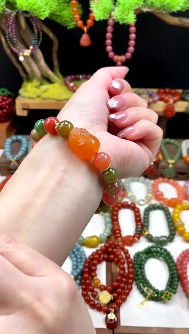 未镶嵌玛瑙手饰多宝貔貅10mm