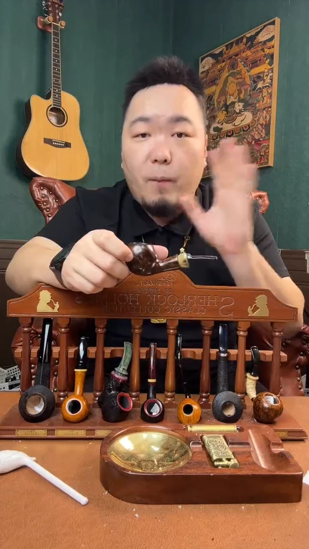 石楠木木雕款意大利进口石楠木烟斗