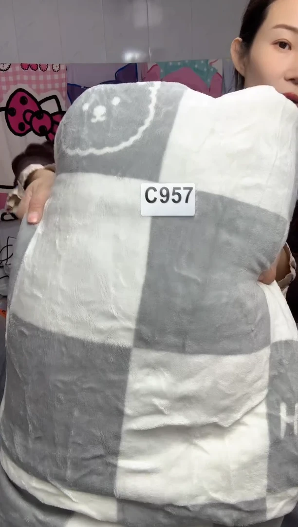 牛奶绒957瑕疵被罩枕套