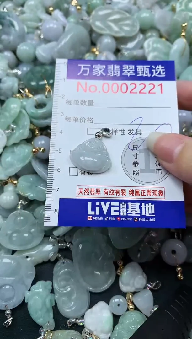 吊坠(不含链)未镶嵌翡翠2221