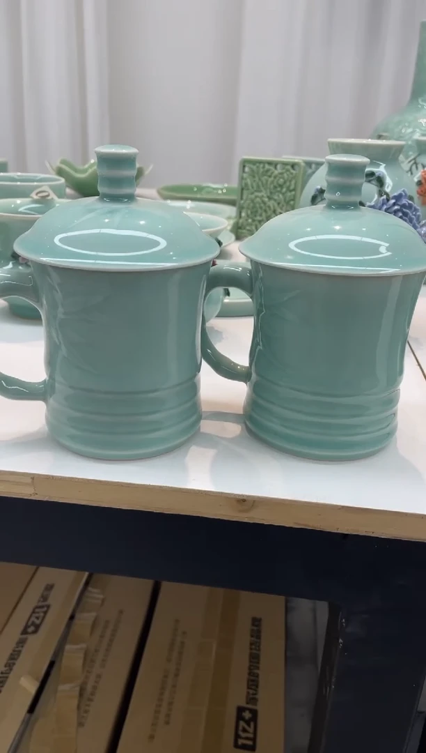 纯手工 2个  慧仙青瓷 龙泉青瓷大促