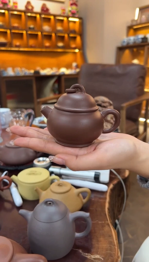 【闪购商品】紫砂茶壶【头哥手工壶】文旦底槽清