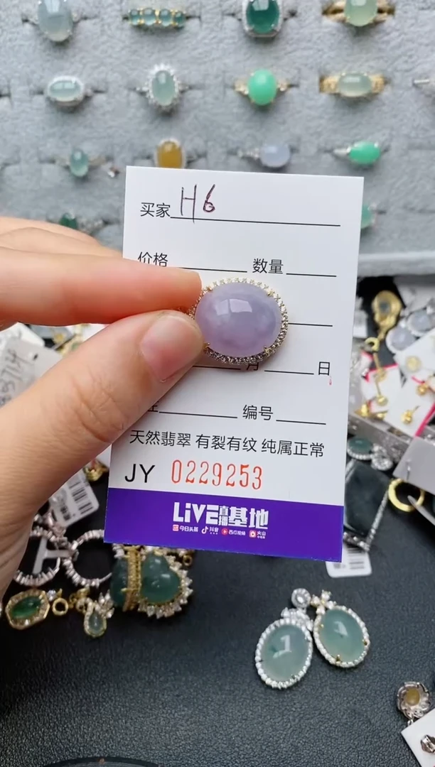 翡翠银S925镶嵌颈饰.