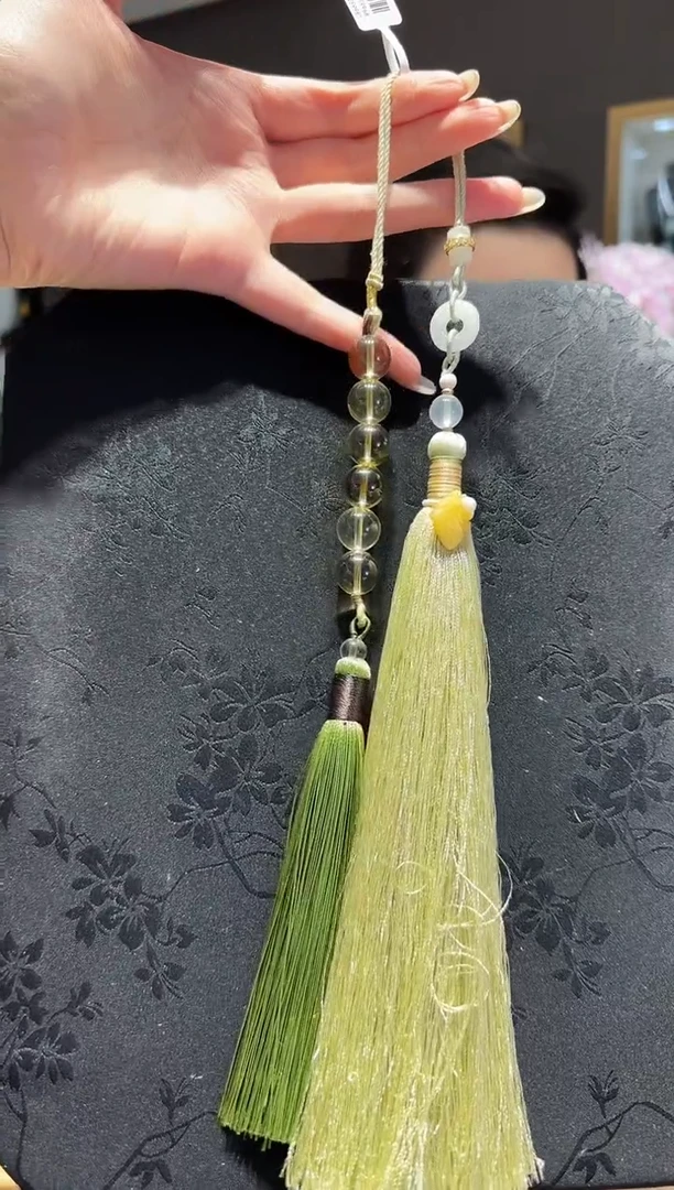 【闪购商品】黄晶车挂未镶嵌黄水晶车挂