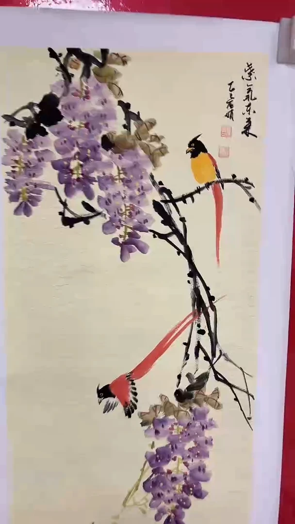 国画陈丽娟-花鸟-三尺
