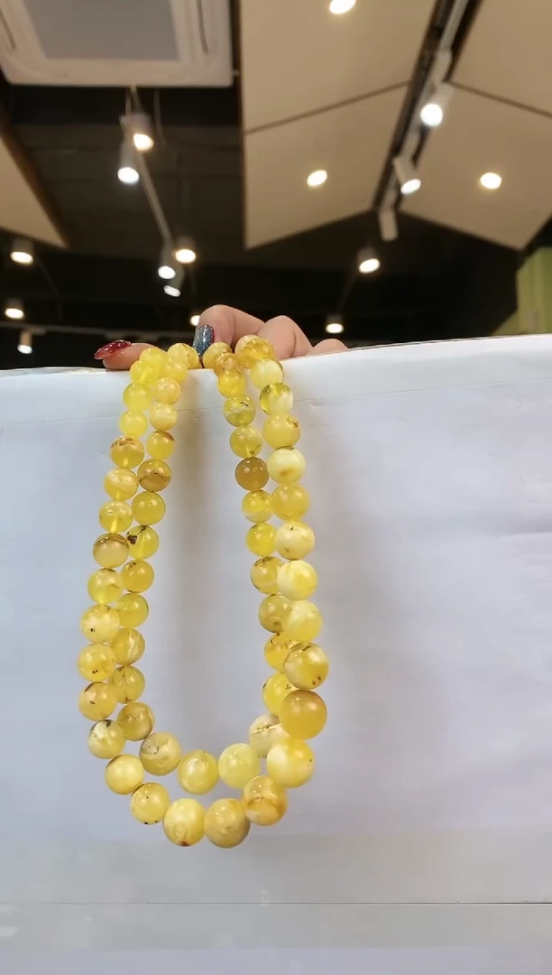 【闪购商品】琥珀颈饰未镶嵌多样性发一