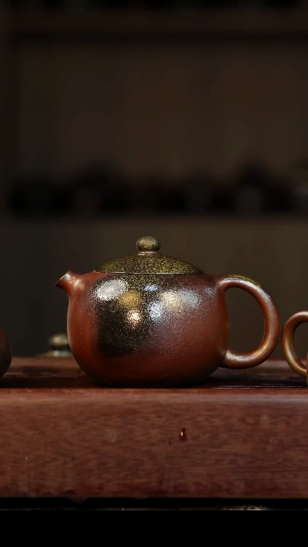 茶壶紫砂用****5瑕疵柴烧紫砂西施