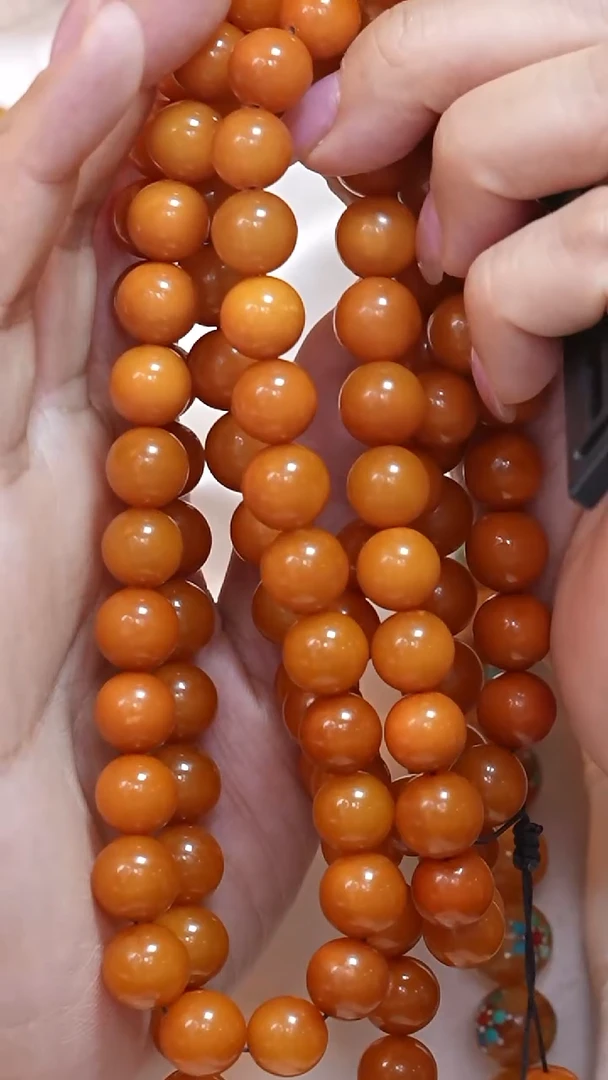 蜜蜡颈饰未镶嵌222 8480天然蜜蜡珠宝奇石云端妖孽全部保真