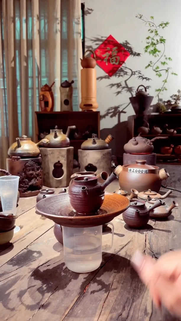 壶120CC柴烧纯手工小急须泡茶壶