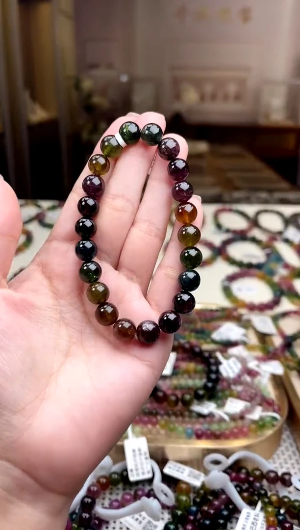 【闪购商品】碧玺/未镶嵌9mm+碧玺单圈多样性发货