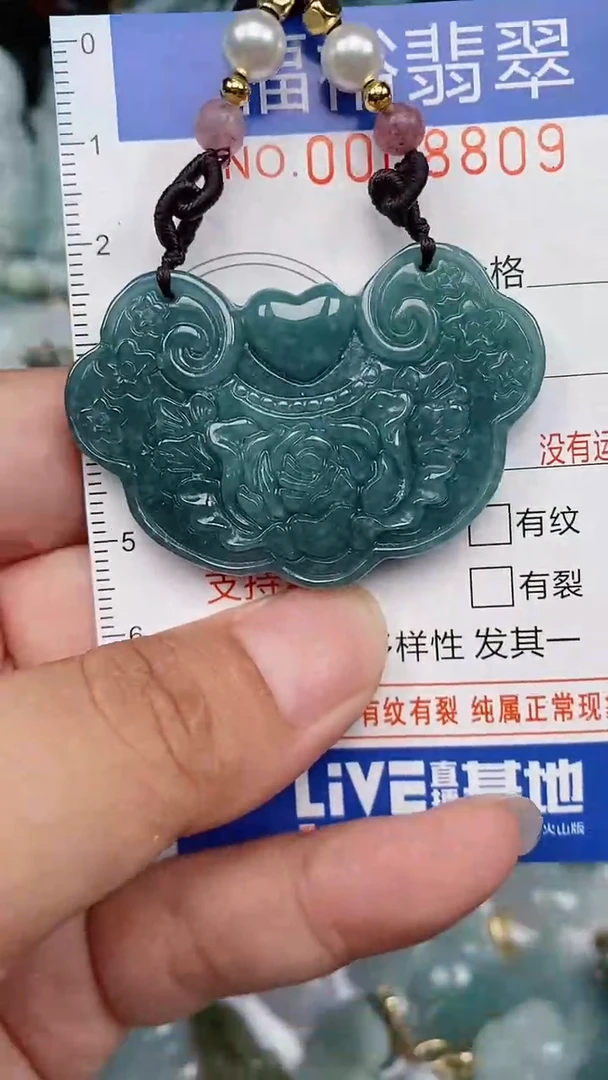 翡翠未镶嵌颈饰...0008809