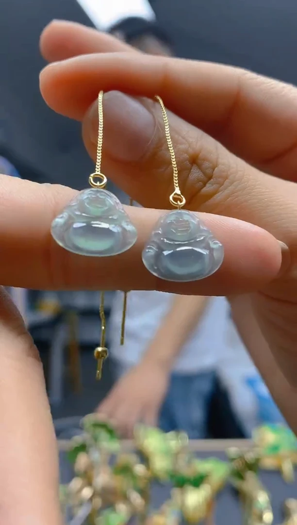 【闪购商品】翡翠耳饰合金0275翡翠耳线