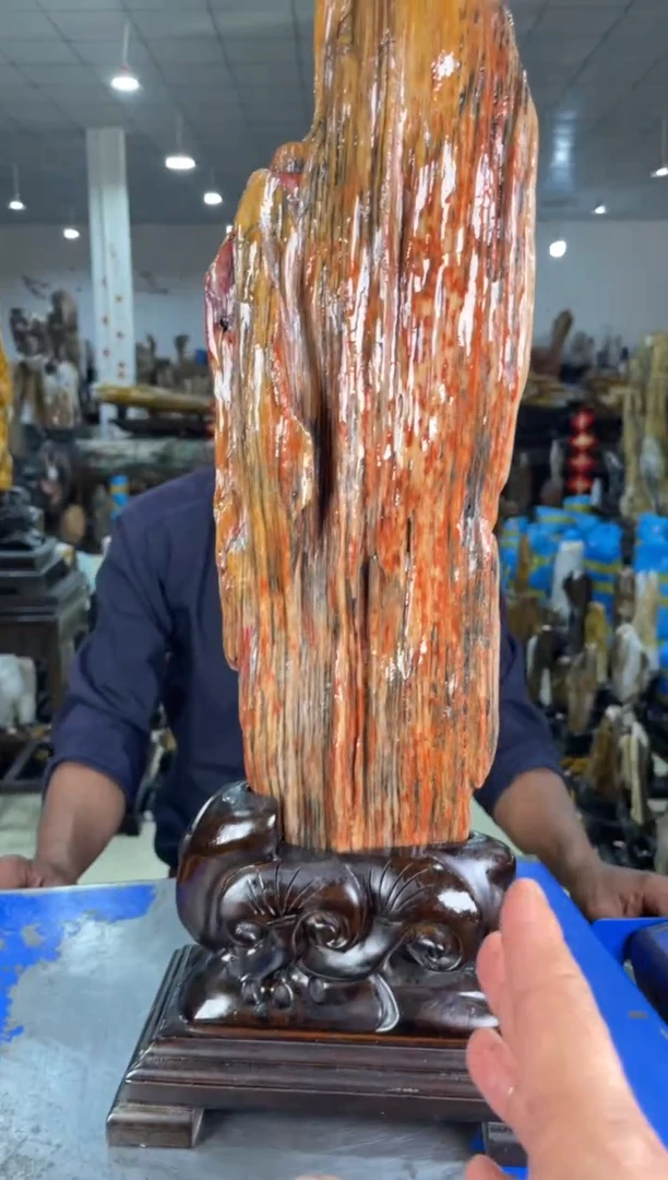 【闪购商品】硅化玉摆件未镶嵌38