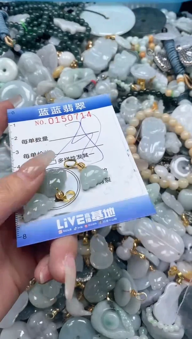 【闪购商品】翡翠颈饰未镶嵌闪购0150714多样性发其一