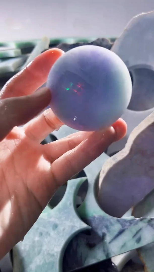 裸石翡翠缅甸翡翠A货文380