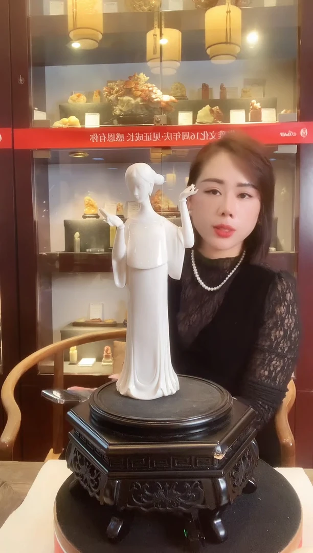 摆件德化白瓷 仕女