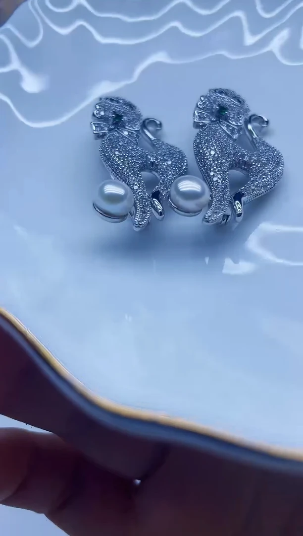 未镶嵌胸针淡水珍珠胸针多样性发其一
