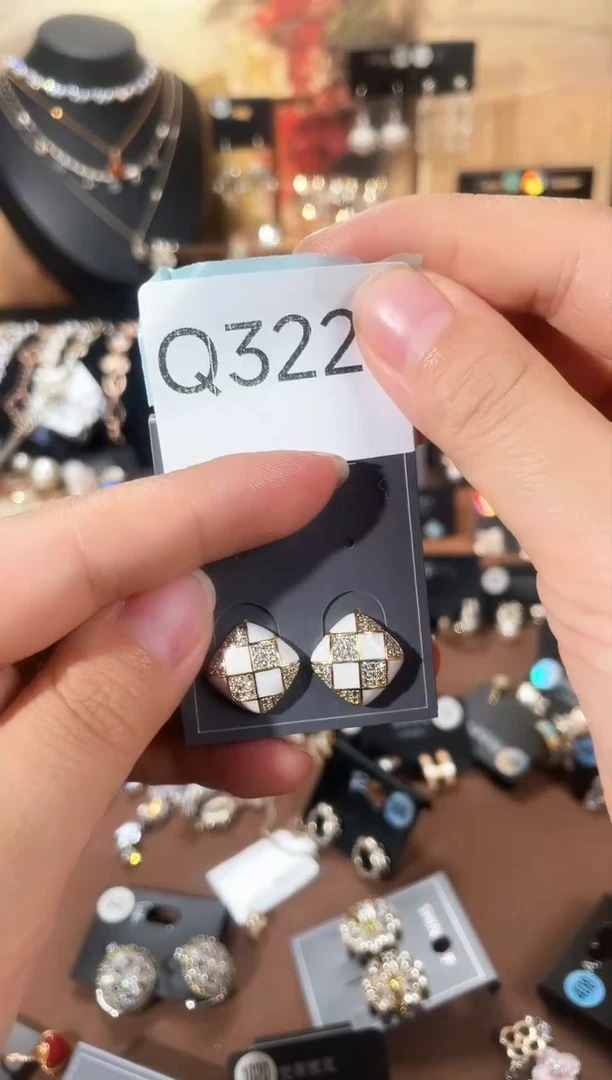 合金925银锆石Q322