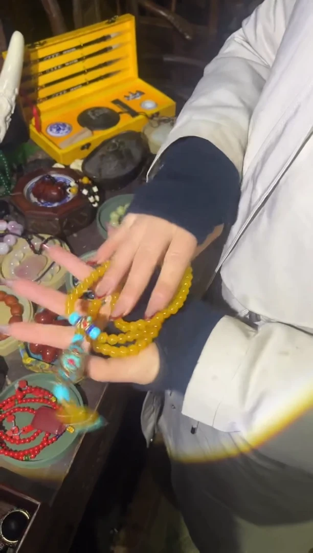 【闪购商品】石英质玉（黄龙玉）颈饰未镶嵌47合合合合合合合合