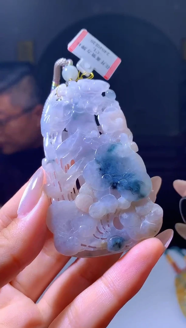 定制翡翠未镶嵌1097hm-毛货挂件18