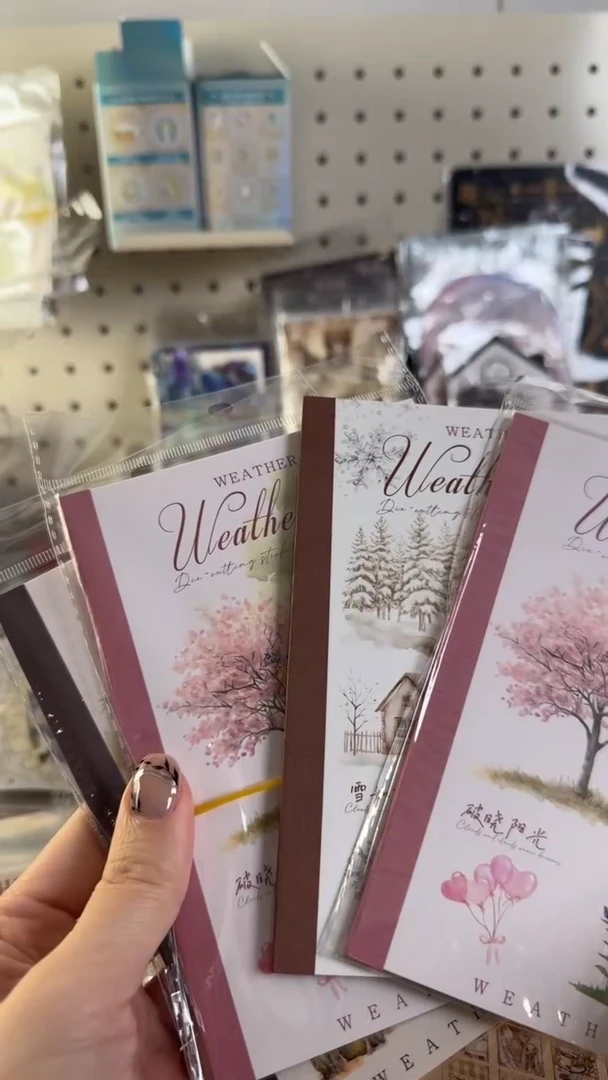 天气女孩贴纸本 随机2款