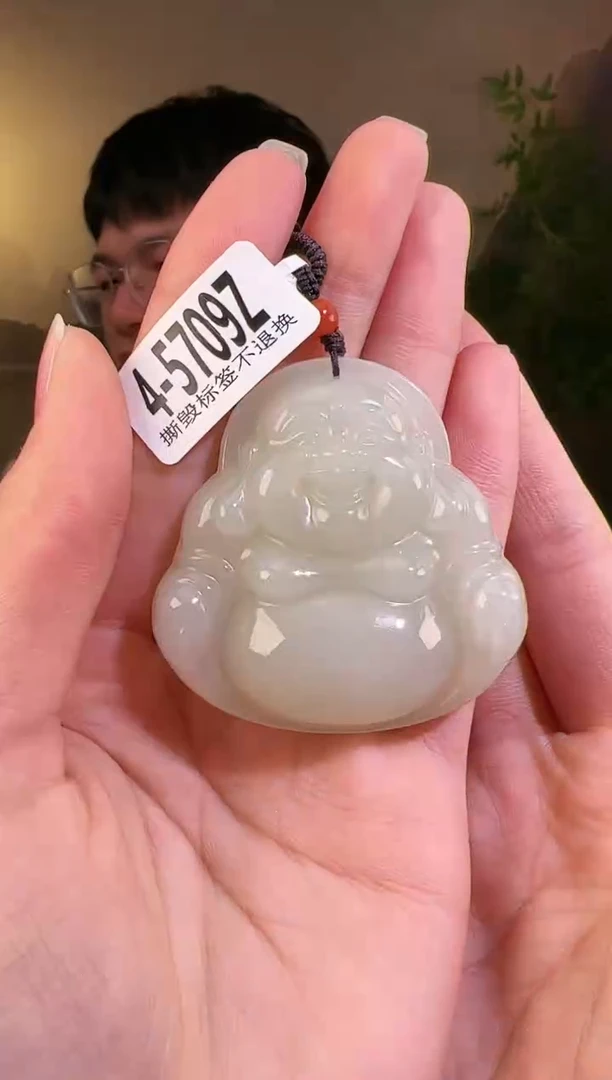 【闪购商品】和田玉颈饰未镶嵌佛公多样性发5709