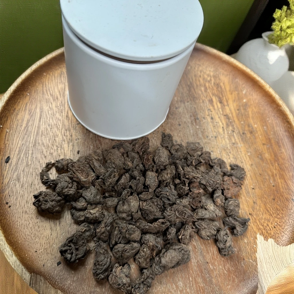 【以茶之铭】南国珍珠粒古树老茶头100g（带铁罐）