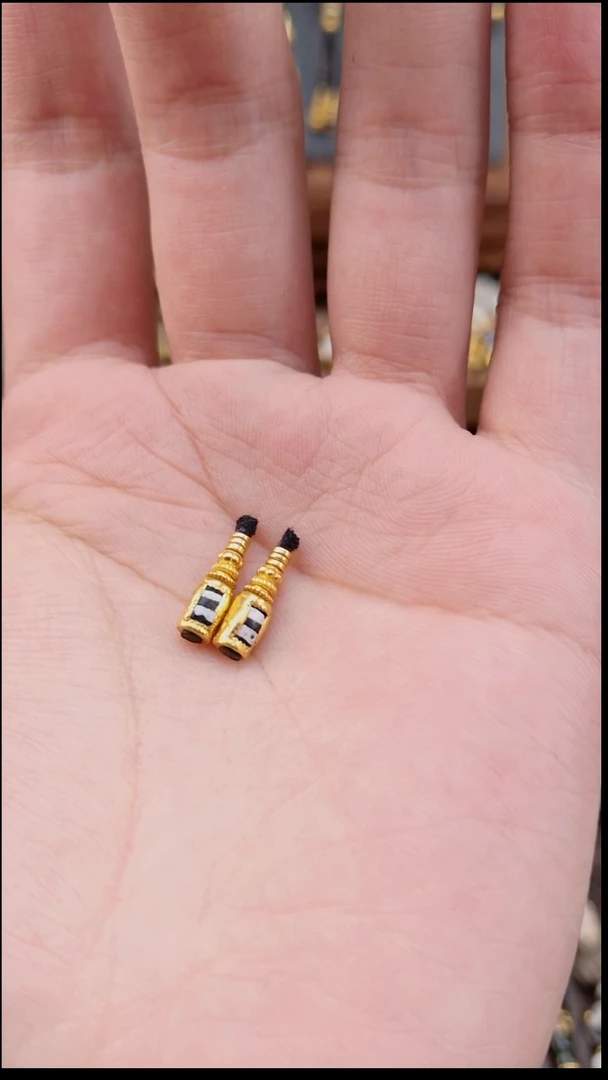 足金镶嵌1玛瑙/玉髓回